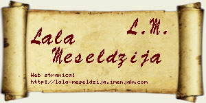 Lala Meseldžija vizit kartica
